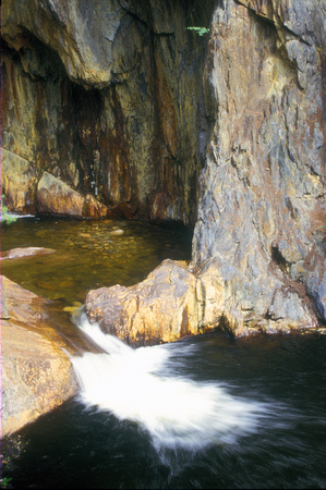 Smalls Falls gorge Rangeley