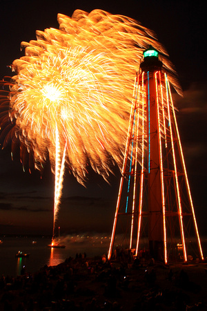 Marblehead Fireworks Lighthouse