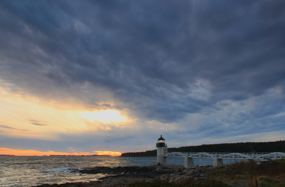 Marshall Point Lighthouse Evening Sky