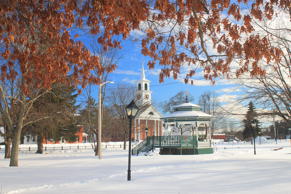 Lunenburg Common in Winter