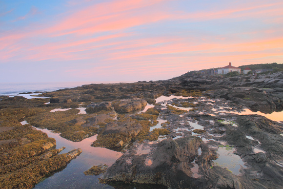 Cape Elizabeth Lighthouse Tide Pools Rocky Beach