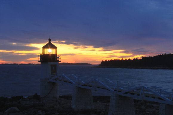Marshall Point Lighthouse sunset