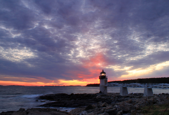 Marshall Point Lighthouse Sunset Sky