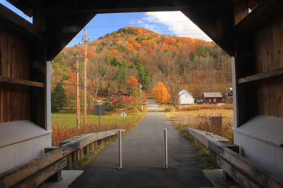 Arthur Smith Covered Bridge View of North River Valley
