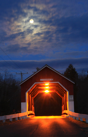Carlton Covered Bridge Moonlight