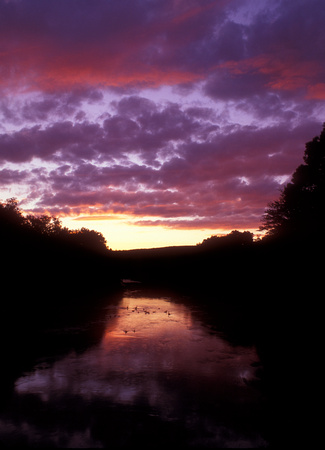 Millers River Sunset Orange