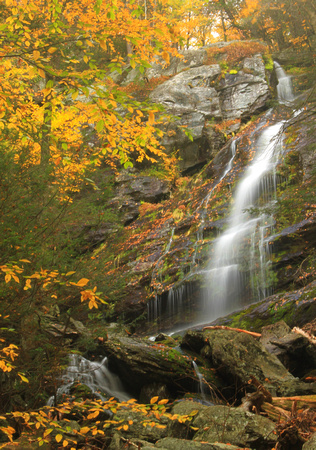 Race Brook Falls in Autumn Mount Everett Berkshires