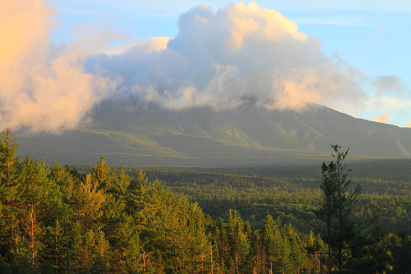 Baxter State Park Mount Katahdin Morning Clouds