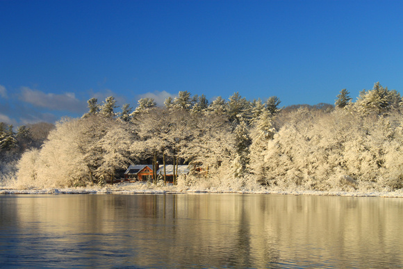 Mount Monadnock Perkins Pond in Winter