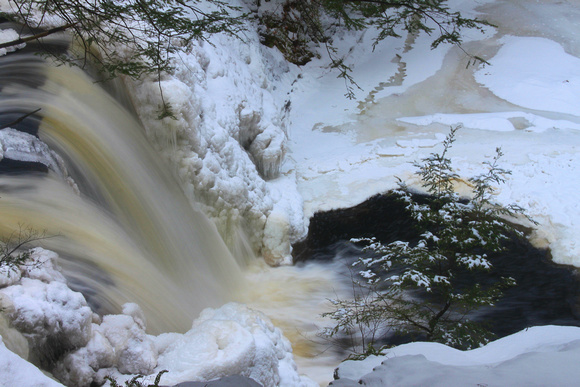 Doanes Falls in Winter