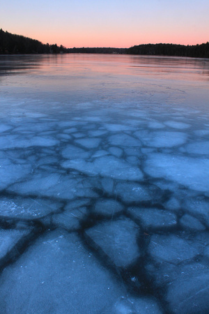 Queen Lake Ice Patterns V