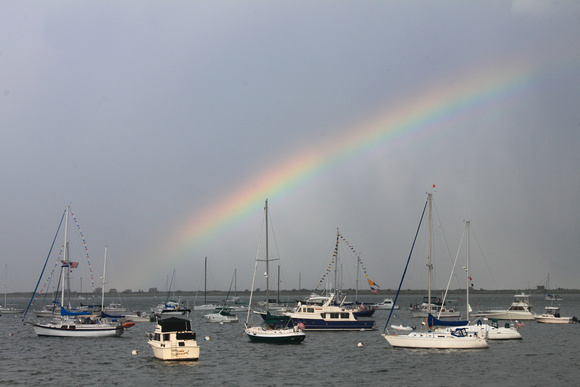 Plymouth Harbor Rainbow