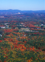 Bare Mountain Fall Foliage View UMass