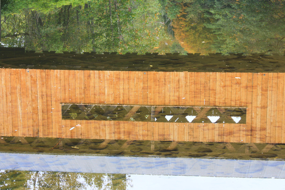 Worral Covered Bridge Rockingham Reflection